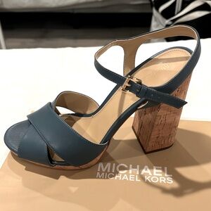 Plataform leather sandals, MK